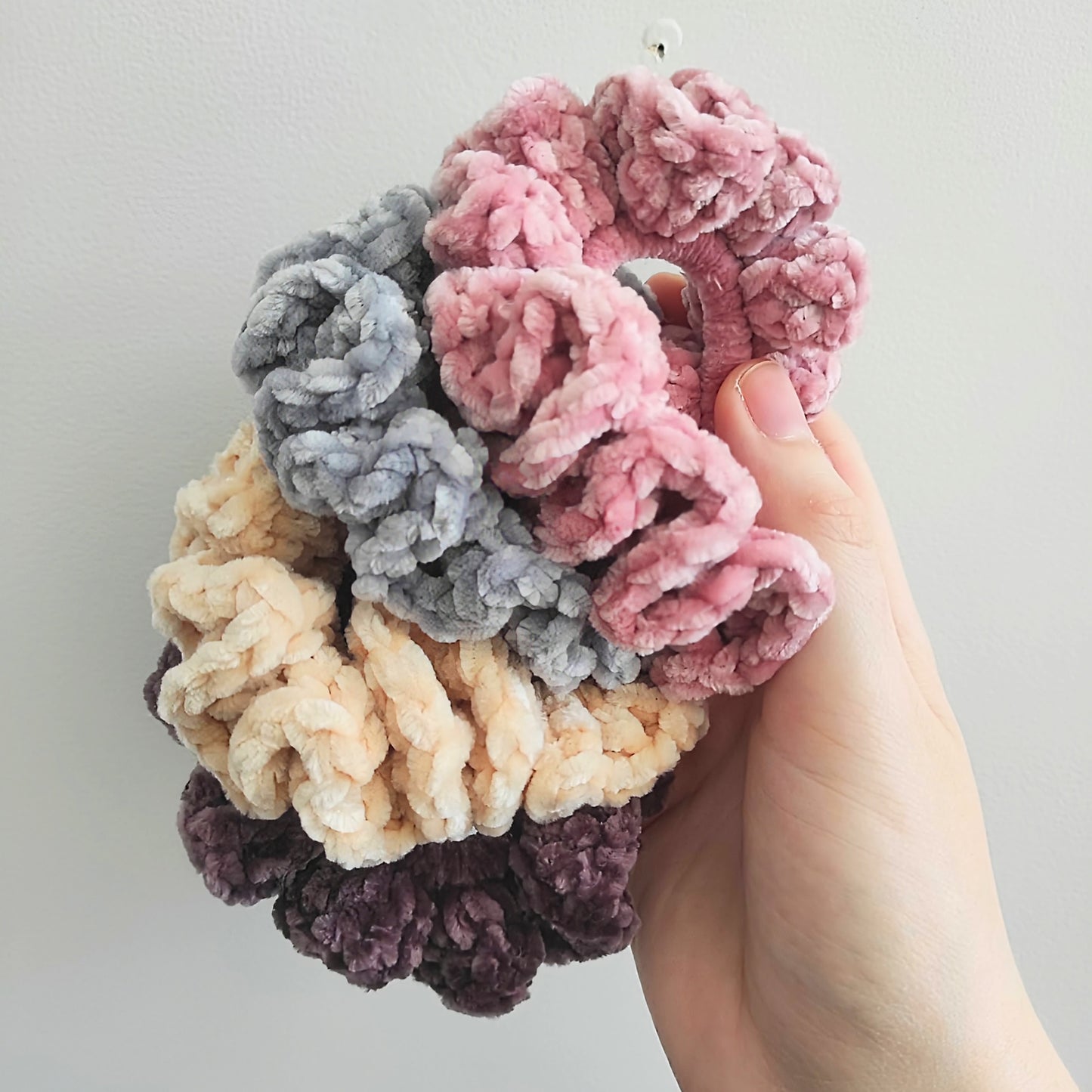 Purple Velvet Scrunchie